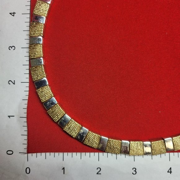 Napier Collar Gold Tone Silver Tone Necklace - Picture 10 of 12